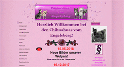 Desktop Screenshot of chihuahuas-vom-engelsberg.de